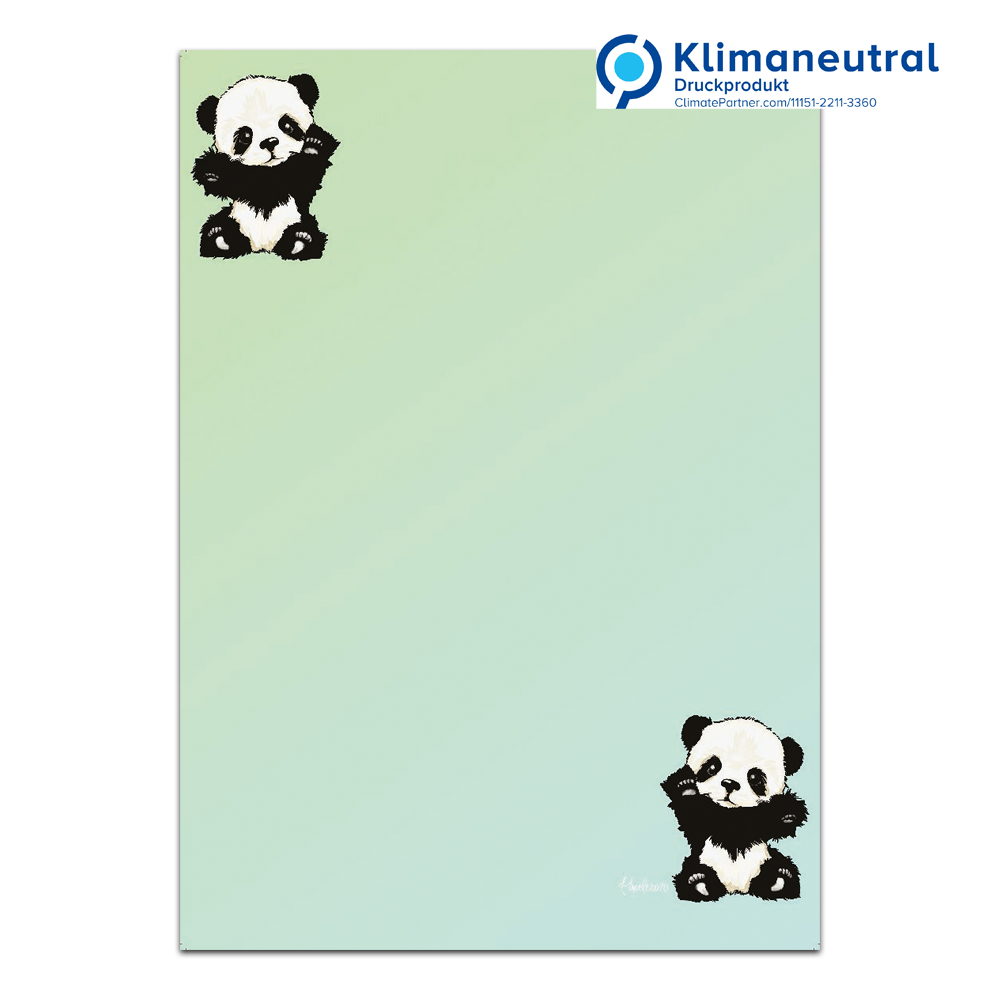 Briefpapier "Panda"