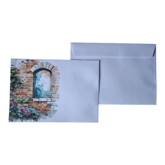 Briefumschlag "Fenster zum Hof" DIN C5