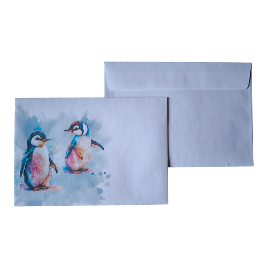 Briefumschlag "Pinguine" DIN C6 (Standard)