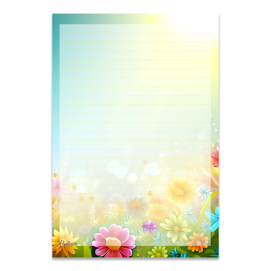 Briefpapier "Sommerblumen"