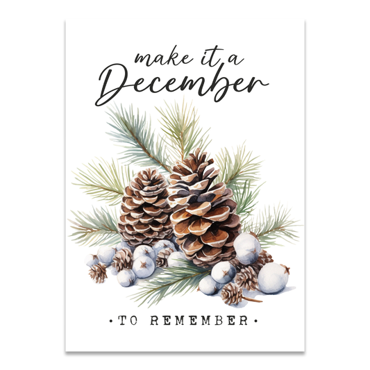 Postkarte "'A December to remember"
