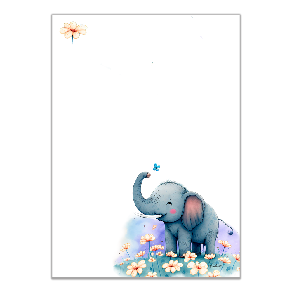 Briefpapier "Baby-Elefant"