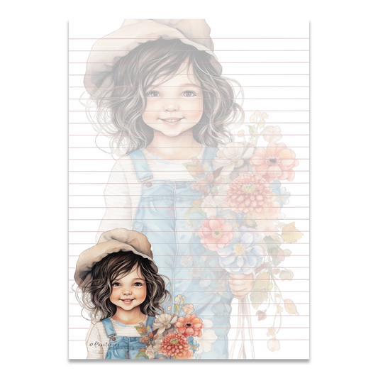 Briefpapier "Cute girl"