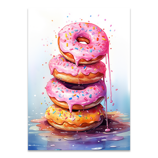 Postkarte "Donuts"