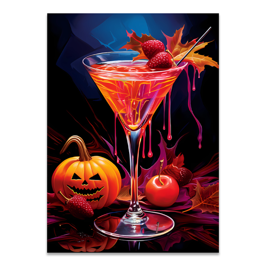 Postkarte "Halloween-Cocktail"