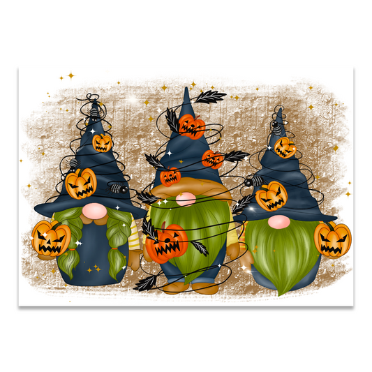 Postkarte "Halloweengnome"