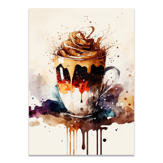 Postkarte "Hot Coffee"