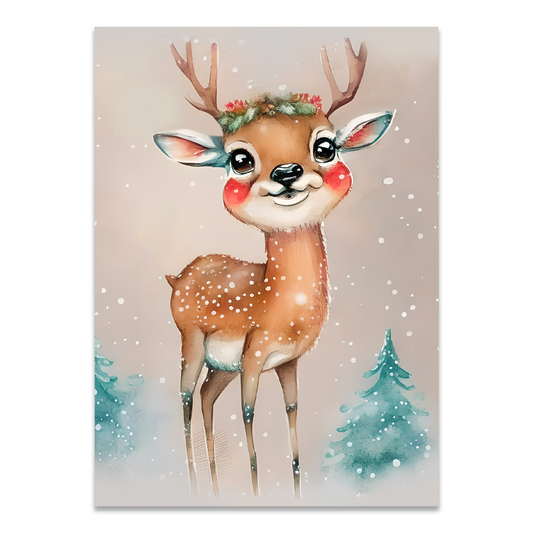Postkarte "Little reindeer"