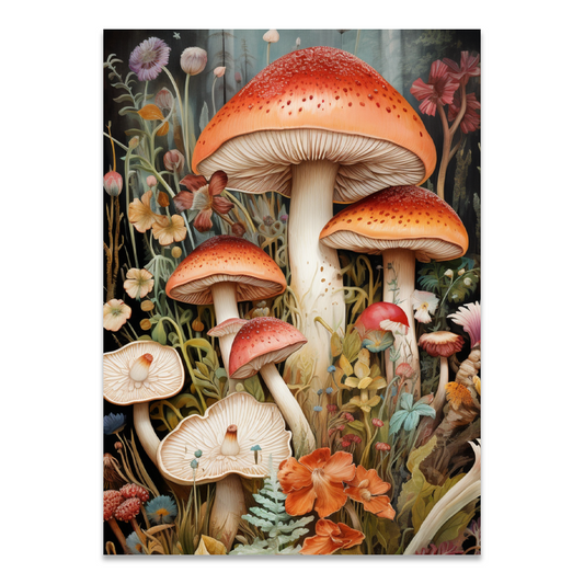 Postkarte "Mushrooms"
