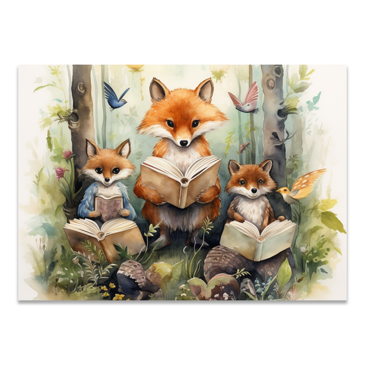 Postkarte "Fuchsgeschichten"