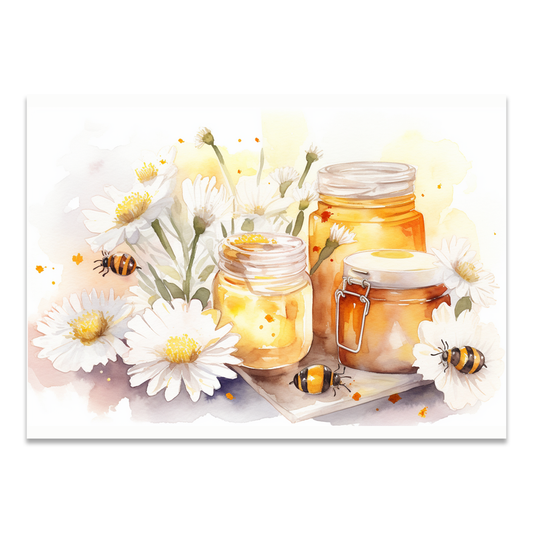 Postkarte "'Honeybees"