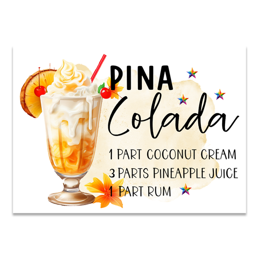 Postkarte "'Pina Colada"