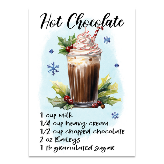 Postkarte "'Hot Chocolate"