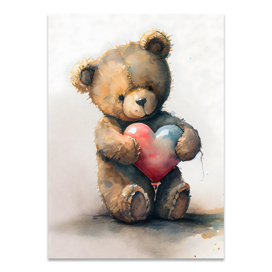 Postkarte "Teddy"