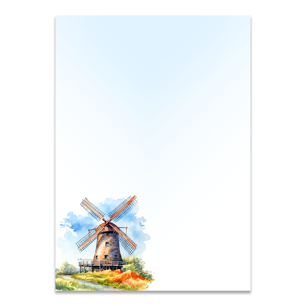 Briefpapier "Windmühle"
