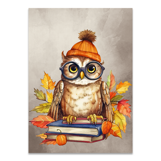 Postkarte "Wise owl"