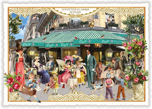 Postkarte PK 1104, "Le petits plaisirs de Paris"