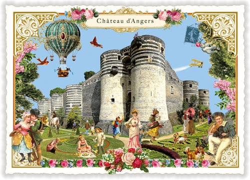 Postkarte PK 1115, "Angers, Chateau D'Angers"