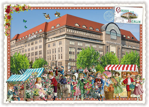 Postkarte PK 436, "Berlin, KaDeWe"