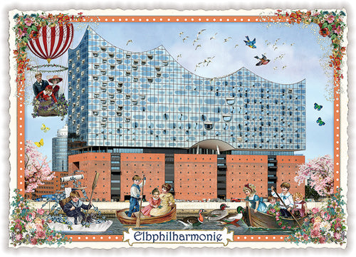 Postkarte PK 552 "Hamburg, Elbphilharmonie"